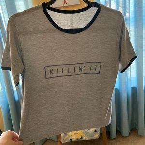 Brandy Melville Cropped Tee